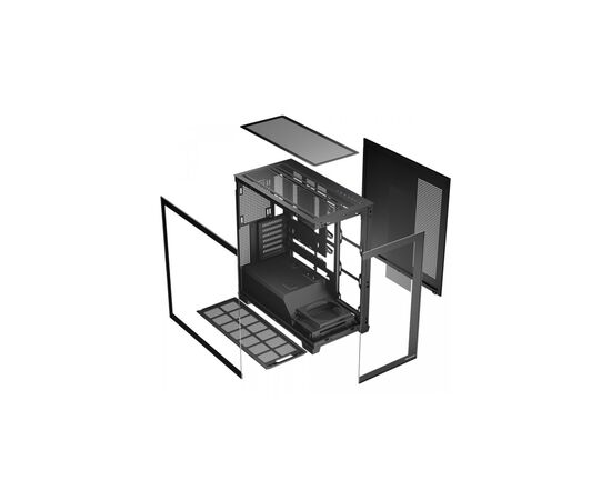 Корпус Modecom VOLCANO STELLAR MIDI w/o fans BLACK (AT-STELLAR-NF-0000-10), изображение 10 Корпус Modecom VOLCANO STELLAR MIDI w/o fans BLACK (AT-STELLAR-NF-0000-10), изображение 10
