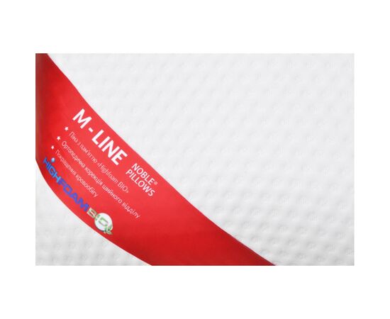 Подушка Highfoam ортопедическая Noble Cloud M-Line 58 х 42 х 13 см (4820000977098), изображение 7 Подушка Highfoam ортопедическая Noble Cloud M-Line 58 х 42 х 13 см (4820000977098), изображение 7