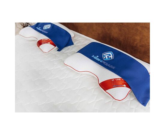 Подушка Highfoam ортопедическая Noble Cloud M-Line 58 х 42 х 13 см (4820000977098), изображение 9 Подушка Highfoam ортопедическая Noble Cloud M-Line 58 х 42 х 13 см (4820000977098), изображение 9