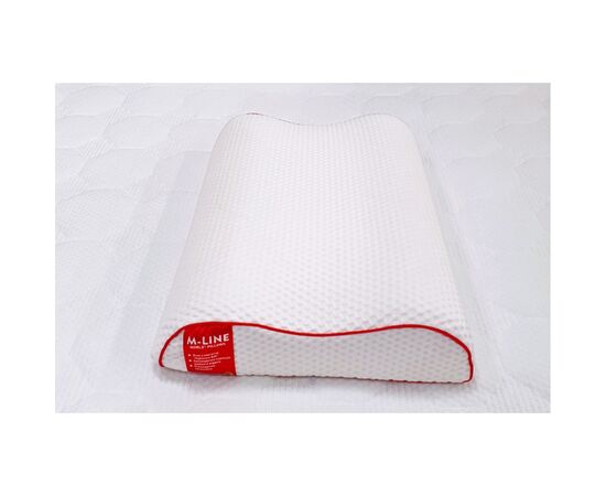 Подушка Highfoam ортопедическая Noble Ergowave M-Line 58 х 40 х 10,5 см (4820178150033), изображение 5 Подушка Highfoam ортопедическая Noble Ergowave M-Line 58 х 40 х 10,5 см (4820178150033), изображение 5