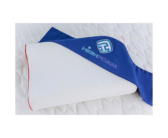 Подушка Highfoam ортопедическая Noble Ergowave M-Line 58 х 40 х 10,5 см (4820178150033), изображение 7 Подушка Highfoam ортопедическая Noble Ergowave M-Line 58 х 40 х 10,5 см (4820178150033), изображение 7