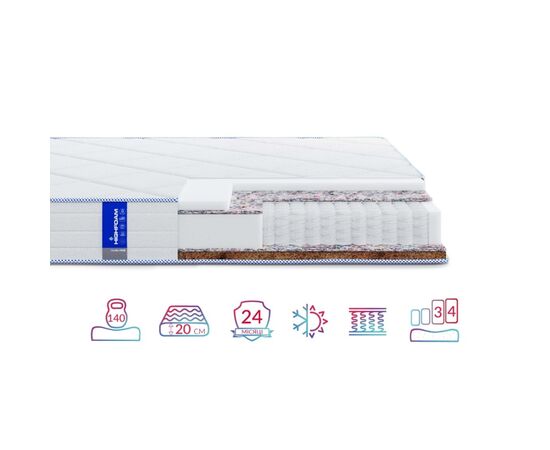 Матрас Highfoam Obeliks Fior, анатомический двусторонний 120 x 200 см (4820001158236), изображение 4 Матрас Highfoam Obeliks Fior, анатомический двусторонний 120 x 200 см (4820001158236), изображение 4