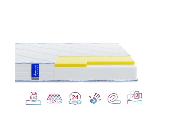 Матрас Highfoam Obeliks Teos скрутка, анатомический двусторонний 180 x 190 см (4820001180053), изображение 4 Матрас Highfoam Obeliks Teos скрутка, анатомический двусторонний 180 x 190 см (4820001180053), изображение 4