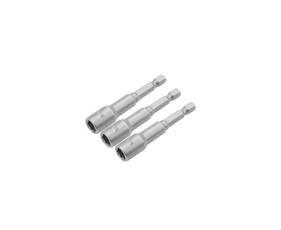 Головка магнітна Tolsen 14 мм 1/4"х65 мм 3шт (77849)