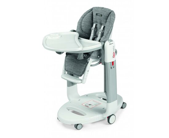 Стульчик для кормления Peg-Perego Follow Me Wonder Grey (IH02000000WD53), изображение 2 Стульчик для кормления Peg-Perego Follow Me Wonder Grey (IH02000000WD53), изображение 2