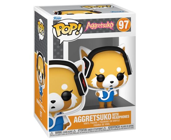 Фигурка Funko Pop серии Sanrio - Агрессивная Рецуко в наушниках (80392), изображение 2 Фигурка Funko Pop серии Sanrio - Агрессивная Рецуко в наушниках (80392), изображение 2