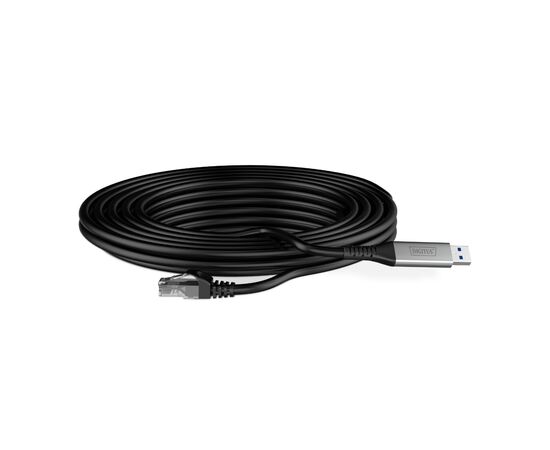 Дата кабель USB AM to RJ45 Ethernet 2.0m CAT6A S/FTP 1Gbps LSZH Digitus (AK-300600-020-S), изображение 3 Дата кабель USB AM to RJ45 Ethernet 2.0m CAT6A S/FTP 1Gbps LSZH Digitus (AK-300600-020-S), изображение 3