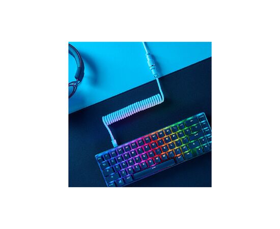 Дата кабель USB 2.0 AM to USB-C 1.37m coiled gray-black HyperX (6J679AA), изображение 5