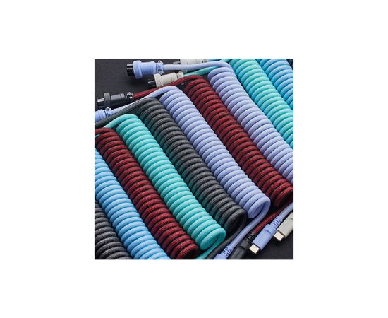 Дата кабель USB 2.0 AM to USB-C 1.37m coiled gray-black HyperX (6J679AA), изображение 8