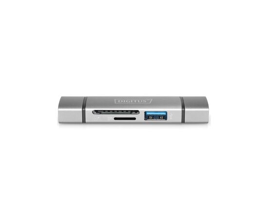 Считыватель флеш-карт Digitus USB-C/USB 3.0 SD/MicroSD (DA-70886), изображение 4 Считыватель флеш-карт Digitus USB-C/USB 3.0 SD/MicroSD (DA-70886), изображение 4