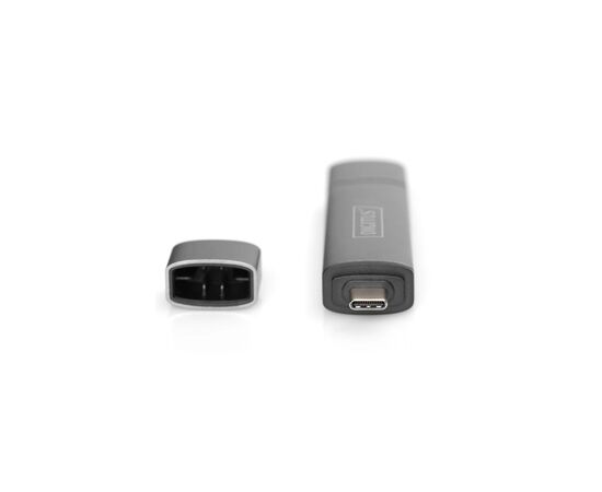 Считыватель флеш-карт Digitus USB-C/USB 3.0 SD/MicroSD (DA-70886), изображение 5 Считыватель флеш-карт Digitus USB-C/USB 3.0 SD/MicroSD (DA-70886), изображение 5