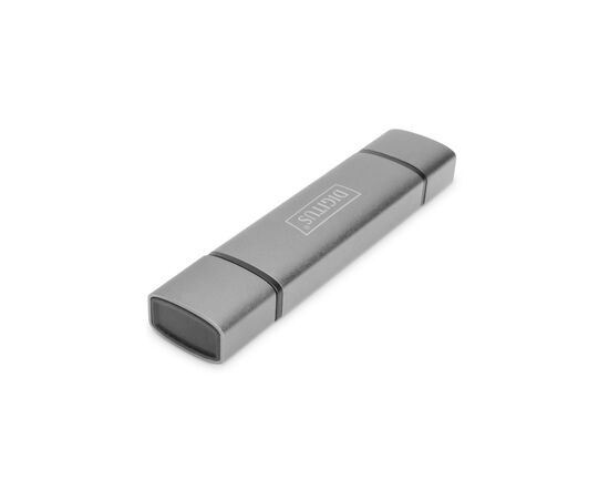 Зчитувач флеш-карт Digitus USB-C/USB 3.0 SD/MicroSD (DA-70886)