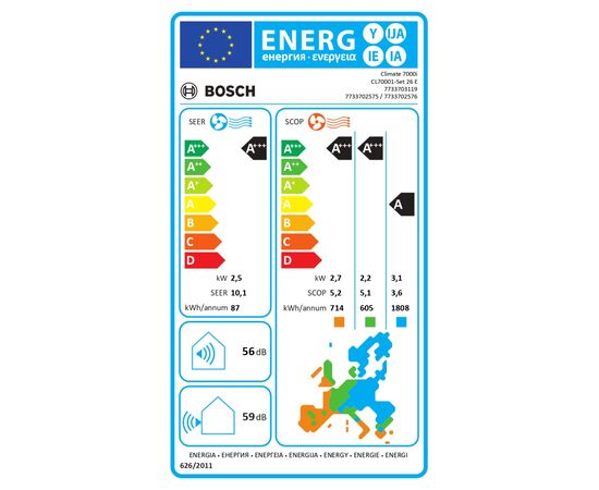 Кондиционер Bosch CL7000i RAC 2,6 (7733703119), изображение 5 Кондиционер Bosch CL7000i RAC 2,6 (7733703119), изображение 5