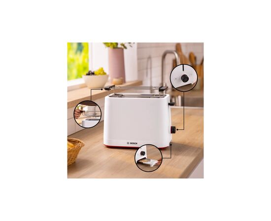 Тостер Bosch TAT3M121, изображение 7 Тостер Bosch TAT3M121, изображение 7