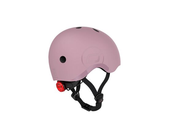 Шлем Scoot&Ride пастельно-бузковий з ліхтариком 51-53см (SR-190605-WILDBERRY), изображение 2 Шлем Scoot&Ride пастельно-бузковий з ліхтариком 51-53см (SR-190605-WILDBERRY), изображение 2