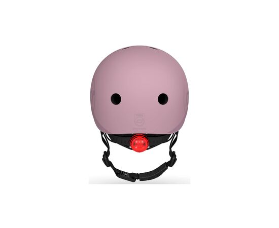 Шлем Scoot&Ride пастельно-бузковий з ліхтариком 51-53см (SR-190605-WILDBERRY), изображение 3 Шлем Scoot&Ride пастельно-бузковий з ліхтариком 51-53см (SR-190605-WILDBERRY), изображение 3