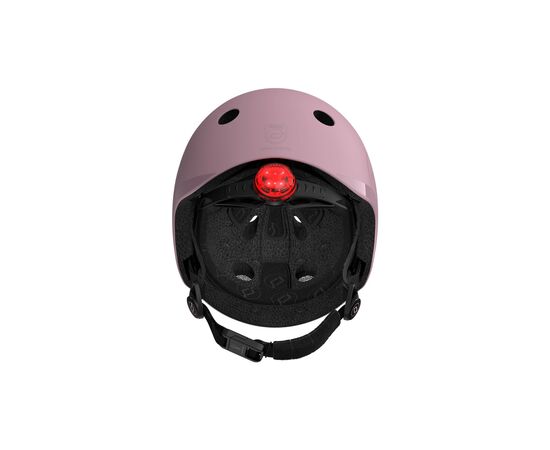 Шлем Scoot&Ride пастельно-бузковий з ліхтариком 51-53см (SR-190605-WILDBERRY), изображение 6 Шлем Scoot&Ride пастельно-бузковий з ліхтариком 51-53см (SR-190605-WILDBERRY), изображение 6