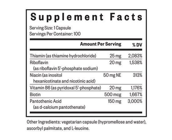 Вітамінно-мінеральний комплекс Seeking Health B-Комплекс без фолієвої кислоти та B12, B-Minus, 100 вегетаріан (SKH-52019), зображення 2 Вітамінно-мінеральний комплекс Seeking Health B-Комплекс без фолієвої кислоти та B12, B-Minus, 100 вегетаріан (SKH-52019), зображення 2