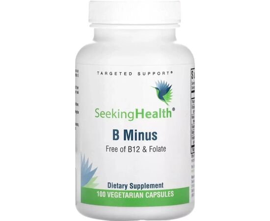 Витаминно-минеральный комплекс Seeking Health B-Комплекс без фолиевой кислоты и B12, B-Minus, 100 вегетариан (SKH-52019)