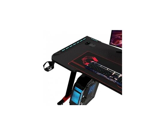 Компьютерный стол GT Racer T-1212 Black (T-1212 (120x60x73) Black), изображение 3 Компьютерный стол GT Racer T-1212 Black (T-1212 (120x60x73) Black), изображение 3