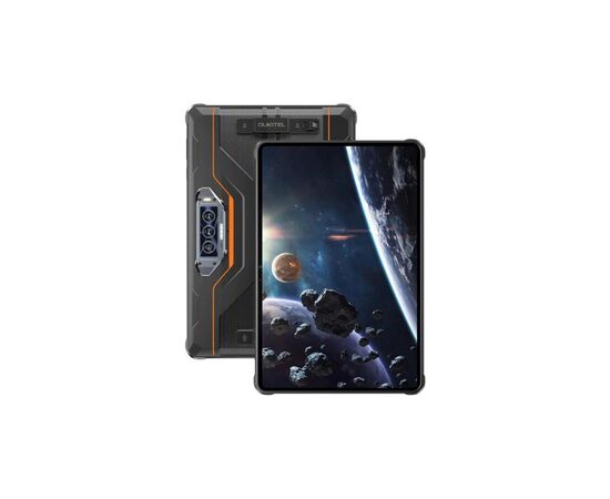 Планшет OUKITEL RT8 6/256GB Dual Sim Black-Orange with hand (6931940756396)