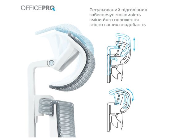 Офисное кресло OfficePro Balance OC550-W-DG-OR (OC550-W-DG-OR), изображение 5