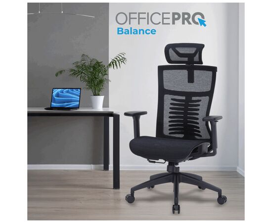 Офисное кресло OfficePro Balance OC620-B-B-B (OC620-B-B-B), изображение 3 Офисное кресло OfficePro Balance OC620-B-B-B (OC620-B-B-B), изображение 3