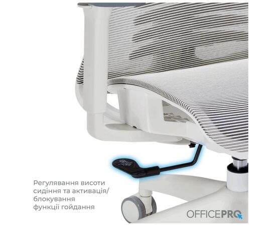 Офісне крісло OfficePro Balance OC620-W-LG-LG (OC620-W-LG-LG), зображення 8 Офісне крісло OfficePro Balance OC620-W-LG-LG (OC620-W-LG-LG), зображення 8