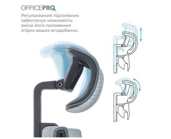 Офисное кресло OfficePro Elegant OC600-B-DG-DG (OC600-B-DG-DG), изображение 5