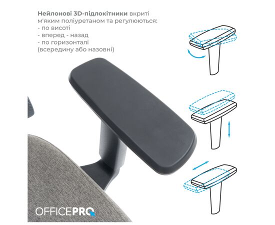 Офисное кресло OfficePro Elegant OC600-B-DG-DG (OC600-B-DG-DG), изображение 6