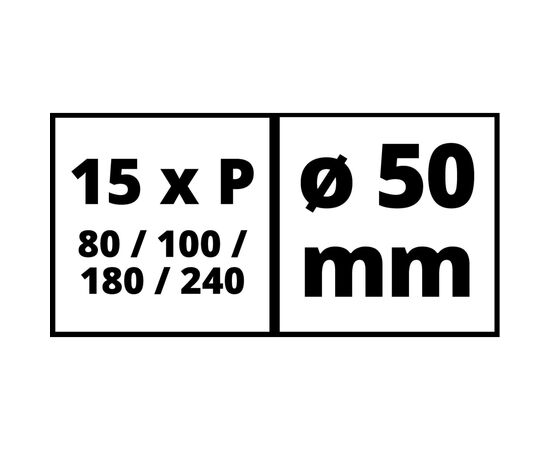 Наждачная бумага Einhell к шлифувальной машине TC-PA 50, 50 мм, по дереву, 60 шт. (4133130), изображение 3 Наждачная бумага Einhell к шлифувальной машине TC-PA 50, 50 мм, по дереву, 60 шт. (4133130), изображение 3