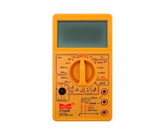Цифровий мультиметр HAOYUE DT-860B, щупи, Box (HAOYUE DT-860B)