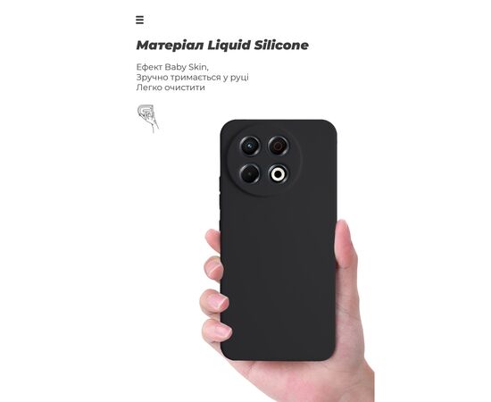 Чохол до мобільного телефона Armorstandart ICON Tecno Spark 30 Pro 4G (KL7) Camera cover Black (ARM83313), зображення 7