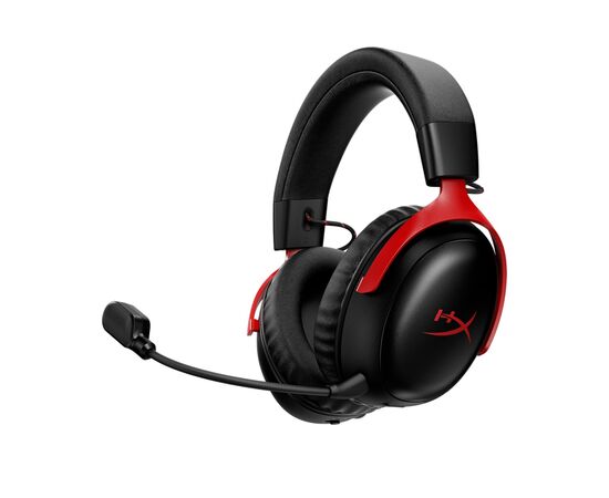 Наушники HyperX Cloud III S Wireless/USB-A/USB-C Black/Red (A59Z0AA)