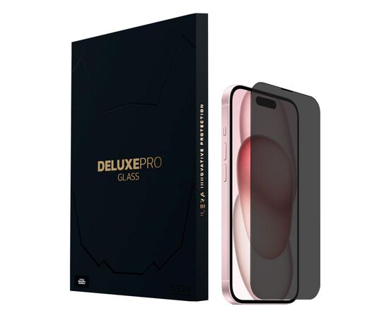 Стекло защитное iLera DeLuxe Incognito iPhone 15 (ILINDL15)