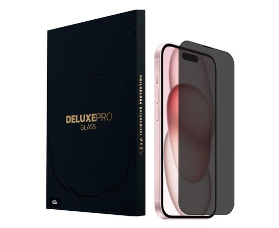 Стекло защитное iLera DeLuxe Incognito iPhone 15 Plus (ILINDL15PS)