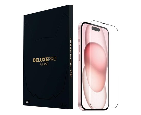Стекло защитное iLera DeLuxe Original Glass iPhone 15 Plus (ILFCDL15PS)