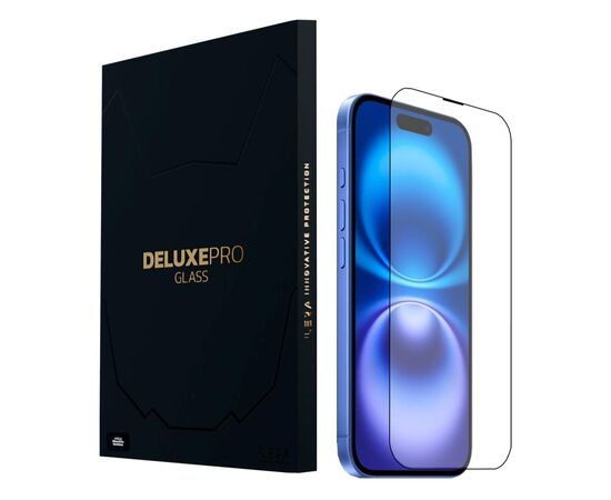 Стекло защитное iLera DeLuxe Original Glass iPhone 16 Plus | 15 Plus (ILFCDL16PL)