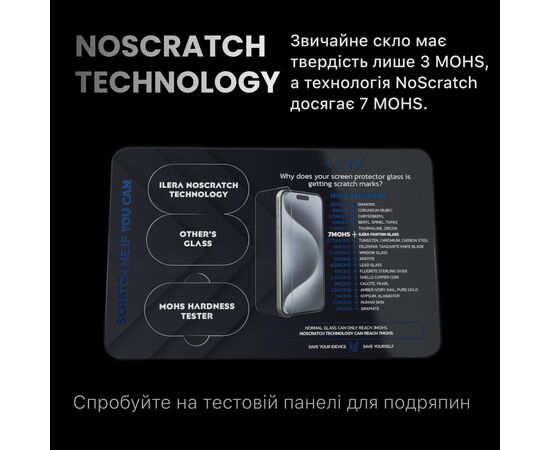 Стекло защитное iLera Fantom Glass iPhone 16 Pro (ILFANT16PR), изображение 6 Стекло защитное iLera Fantom Glass iPhone 16 Pro (ILFANT16PR), изображение 6