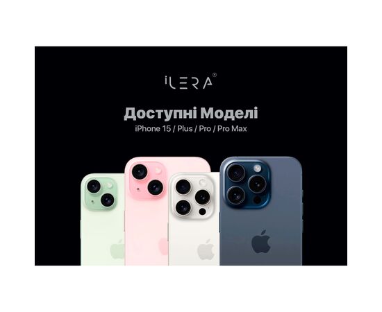 Стекло защитное iLera Infinity iPhone 15 Pro Max (ILIN15PRMX), изображение 5 Стекло защитное iLera Infinity iPhone 15 Pro Max (ILIN15PRMX), изображение 5
