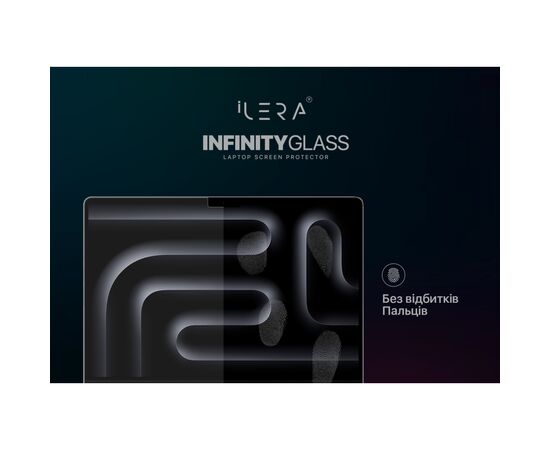 Стекло защитное iLera Glass Screen Protector MacBook Pro 14" (ILMCGL02), изображение 3 Стекло защитное iLera Glass Screen Protector MacBook Pro 14" (ILMCGL02), изображение 3