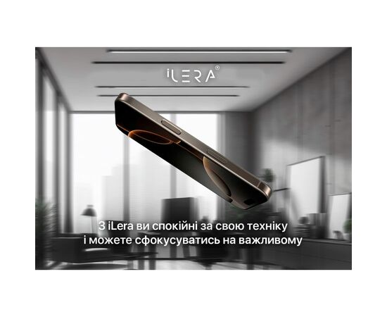 Стекло защитное iLera Premium Sapphire Ultra + Corning Glass iPhone 15 Pro Max (ILPRSAP15PROMX), изображение 5 Стекло защитное iLera Premium Sapphire Ultra + Corning Glass iPhone 15 Pro Max (ILPRSAP15PROMX), изображение 5