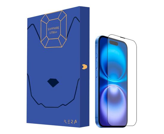 Стекло защитное iLera Premium Sapphire Ultra + Corning Glass iPhone 15 Pro Max (ILPRSAP15PROMX)