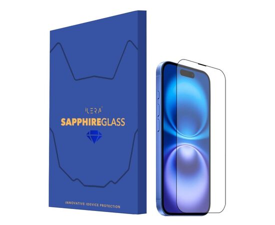 Стекло защитное iLera Sapphire Ultra + Glass iPhone 16 Pro (ILSPDL16PR)