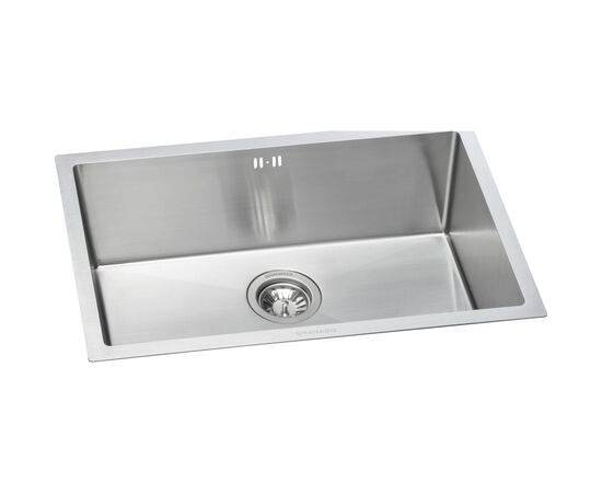 Мойка кухонная GRANADO Under top L STEEL S304 (GS09304), изображение 2 Мойка кухонная GRANADO Under top L STEEL S304 (GS09304), изображение 2