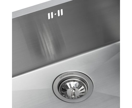 Мойка кухонная GRANADO Under top L STEEL S304 (GS09304), изображение 4 Мойка кухонная GRANADO Under top L STEEL S304 (GS09304), изображение 4