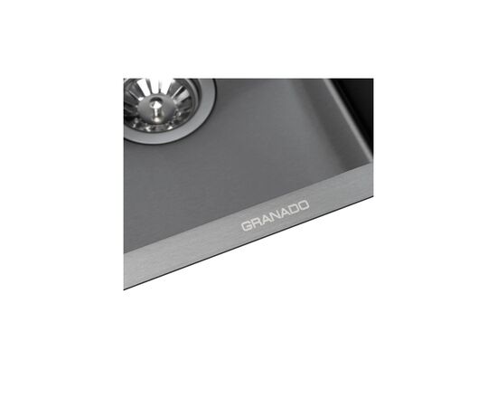 Мойка кухонная GRANADO Under top mini STEEL S201 black (GS10201B), изображение 3