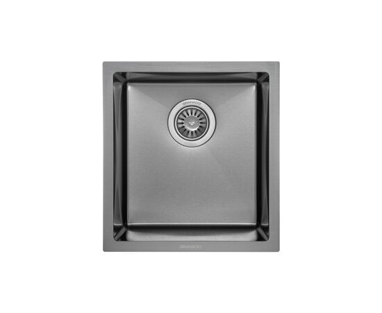 Мойка кухонная GRANADO Under top mini STEEL S201 black (GS10201B)
