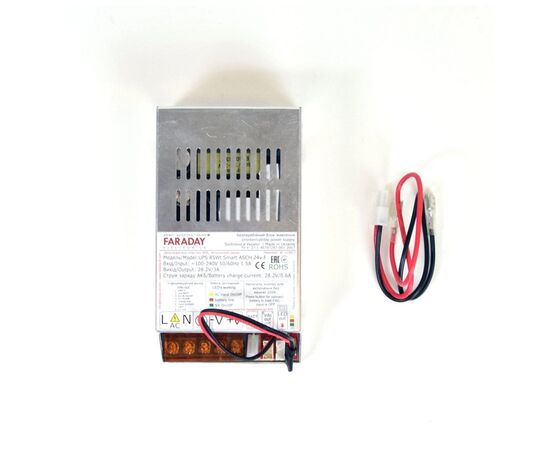 Блок живлення для систем відеоспостереження Faraday Electronics UPS_85W_ALU_24, зображення 3 Блок живлення для систем відеоспостереження Faraday Electronics UPS_85W_ALU_24, зображення 3