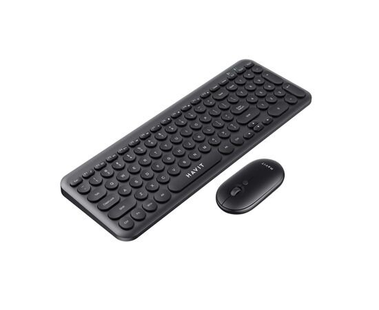 Комплект Havit HV-KB254GCM Wireless UA Black (6939119054168), изображение 2 Комплект Havit HV-KB254GCM Wireless UA Black (6939119054168), изображение 2